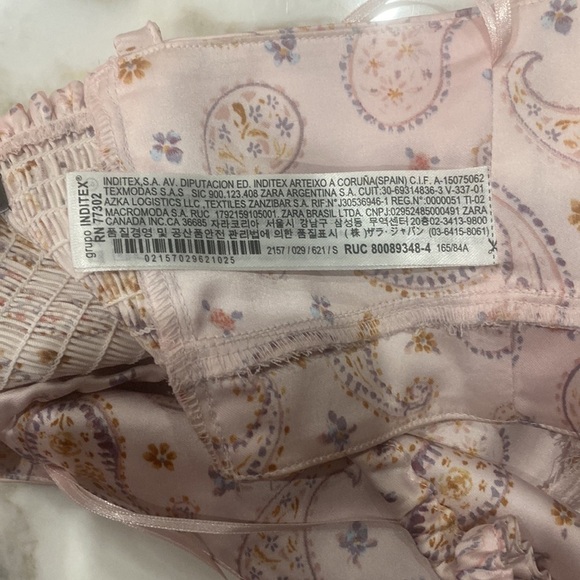 NWOT Zara paisley effect crop top‎ - Picture 10 of 12